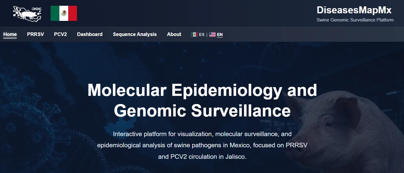 DiseasesMapMx home page
