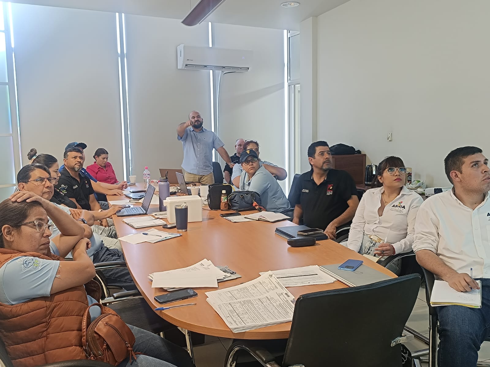 Training delivered to the State Epidemiological Surveillance Group (GEVE) on risk factors associated with Porcine Reproductive and Respiratory Syndrome and Porcine Circovirus type 2.